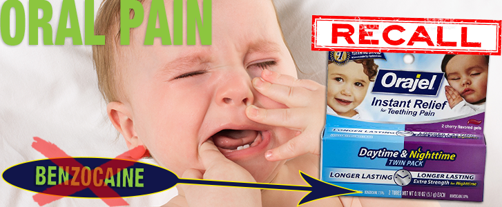 FDA Warns Companies to Pull OTC Teething Products Containing Benzocaine