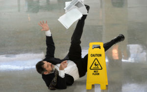 Hazards Associated with Slips and Falls in Commercial Businesses