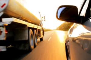 How Can a Passenger Vehicle Driver Stay Safe Around Big Rigs?